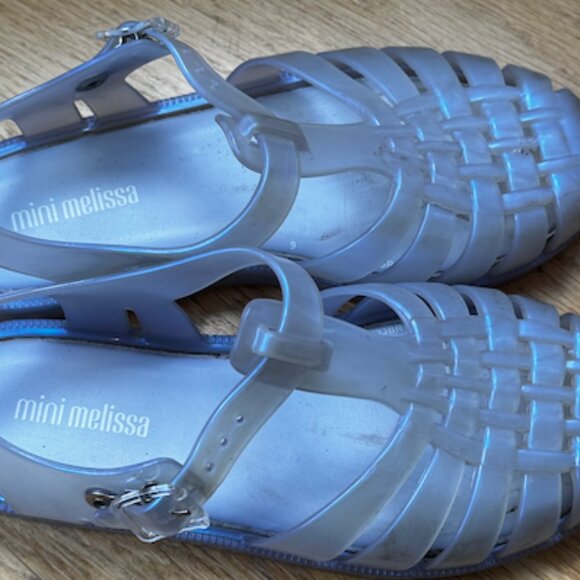 Mini Melissa Sandals – Possession – Pearly Blue - Picture 4 of 5